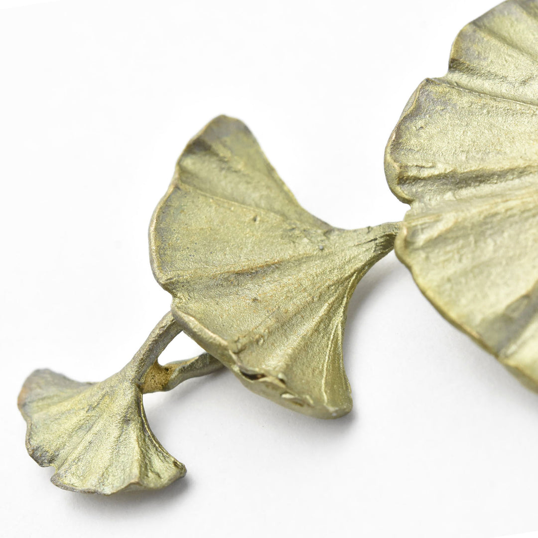 Triple Leaf Ginkgo Necklace - Goldmakers Fine Jewelry