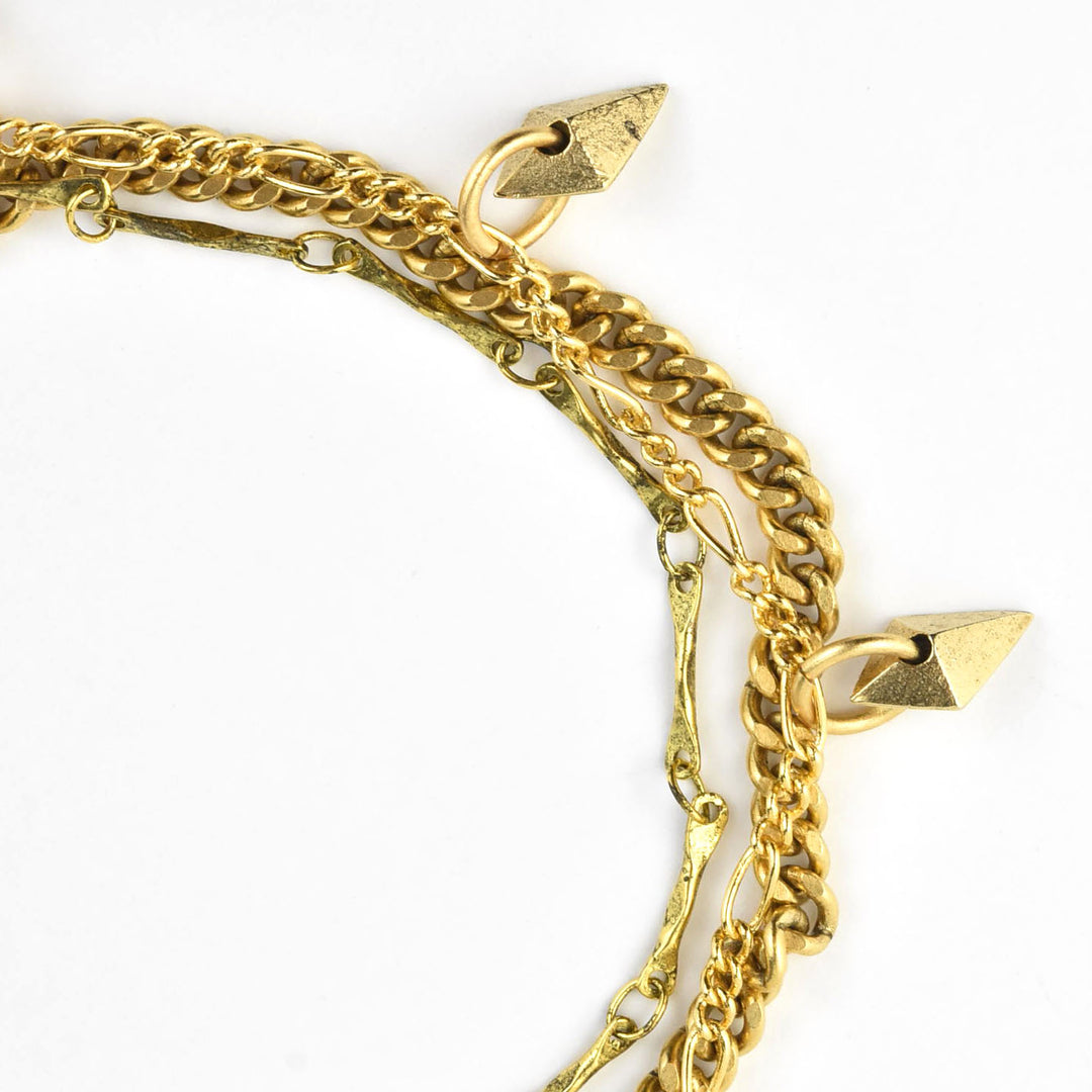 Brass Spike Bracelet - Goldmakers Fine Jewelry
