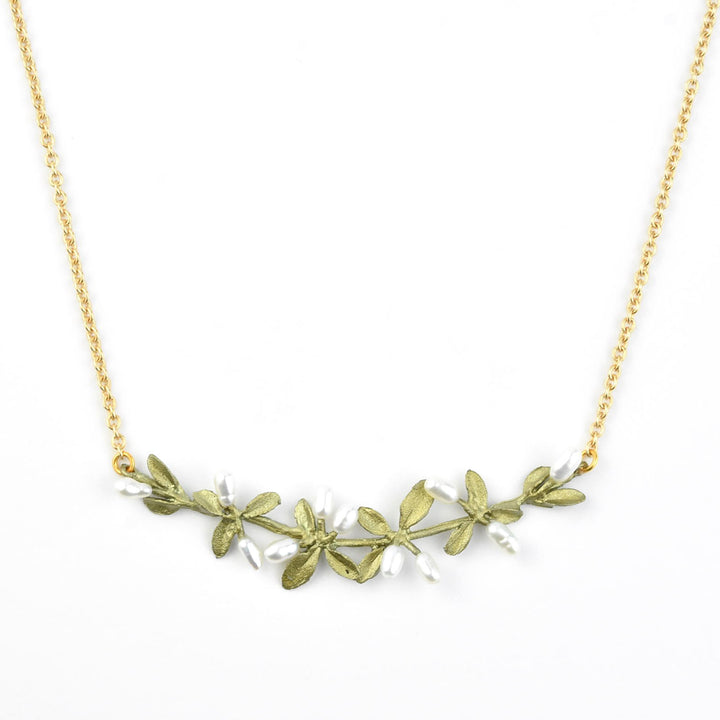 Flowering Thyme East West Necklace