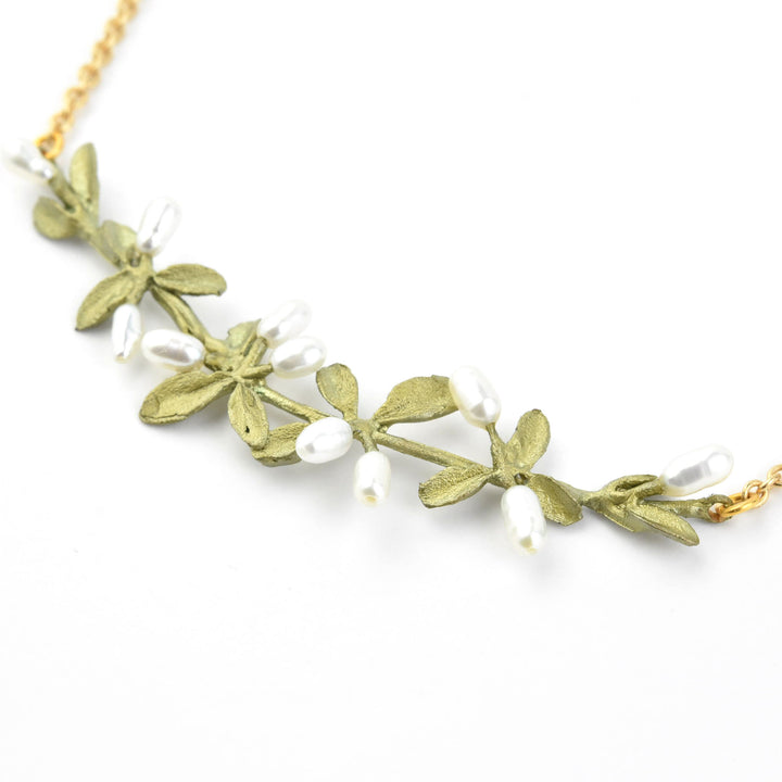 Flowering Thyme East West Necklace