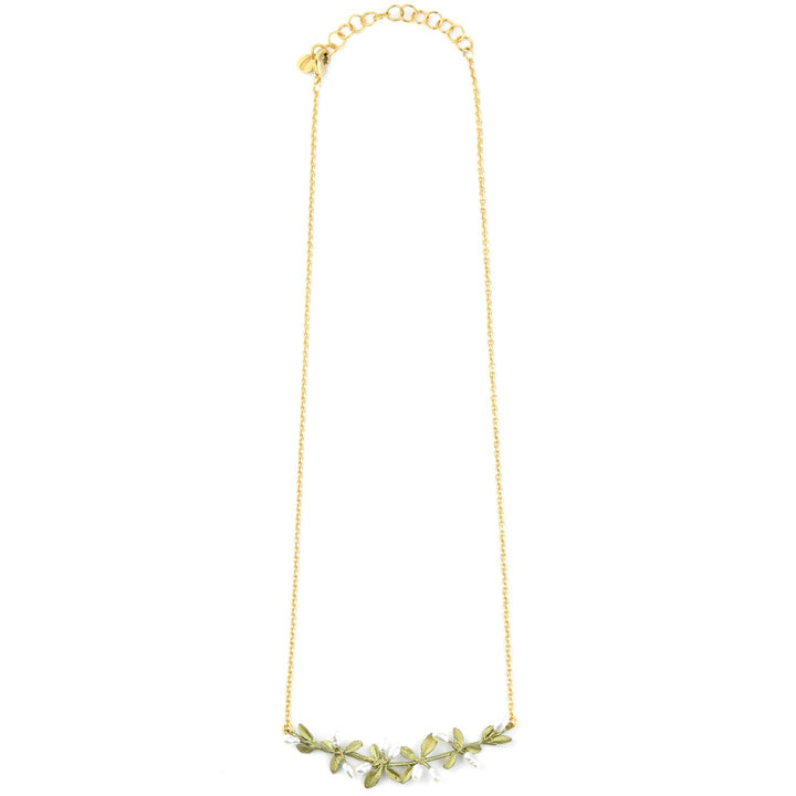 Flowering Thyme East West Necklace