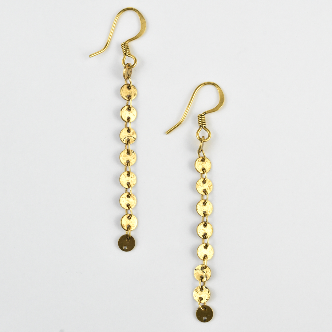 Layered Discs Earrings - Goldmakers Fine Jewelry