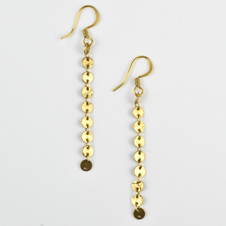 Layered Discs Earrings - Goldmakers Fine Jewelry