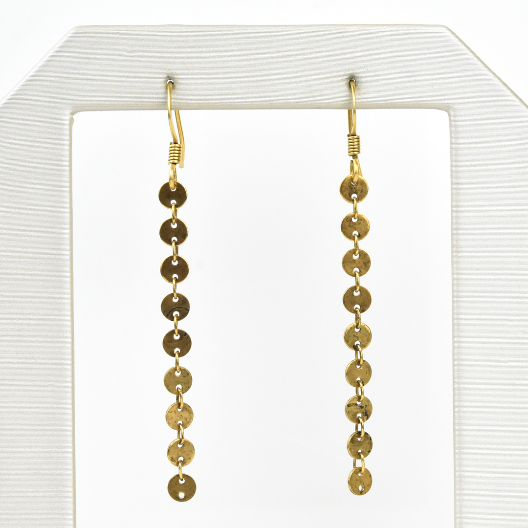 Layered Discs Earrings - Goldmakers Fine Jewelry