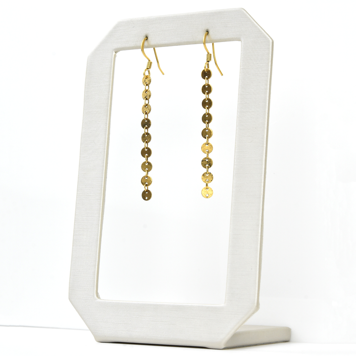 Layered Discs Earrings - Goldmakers Fine Jewelry