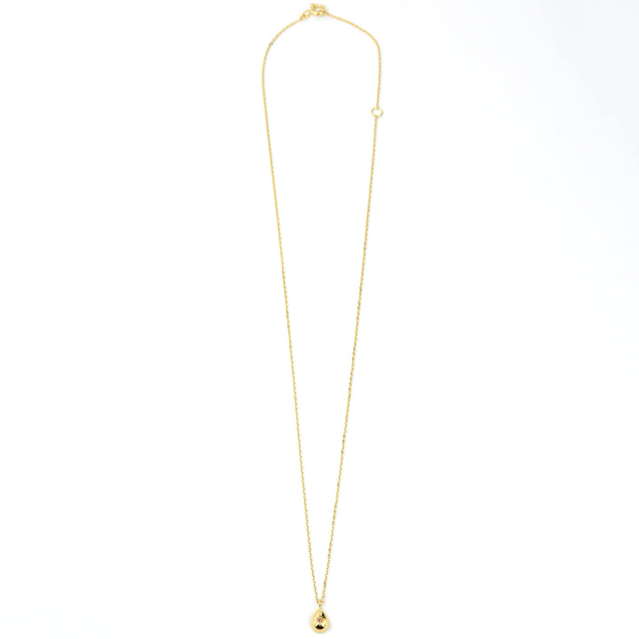 Tiny Teardrop Ruby Necklace