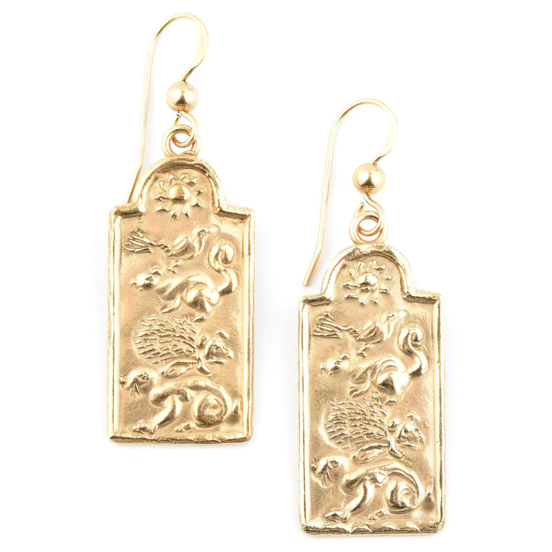 Woodland Animals Totem Earrings