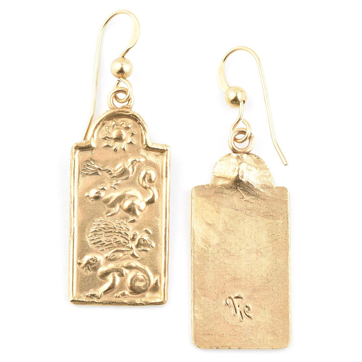 Woodland Animals Totem Earrings