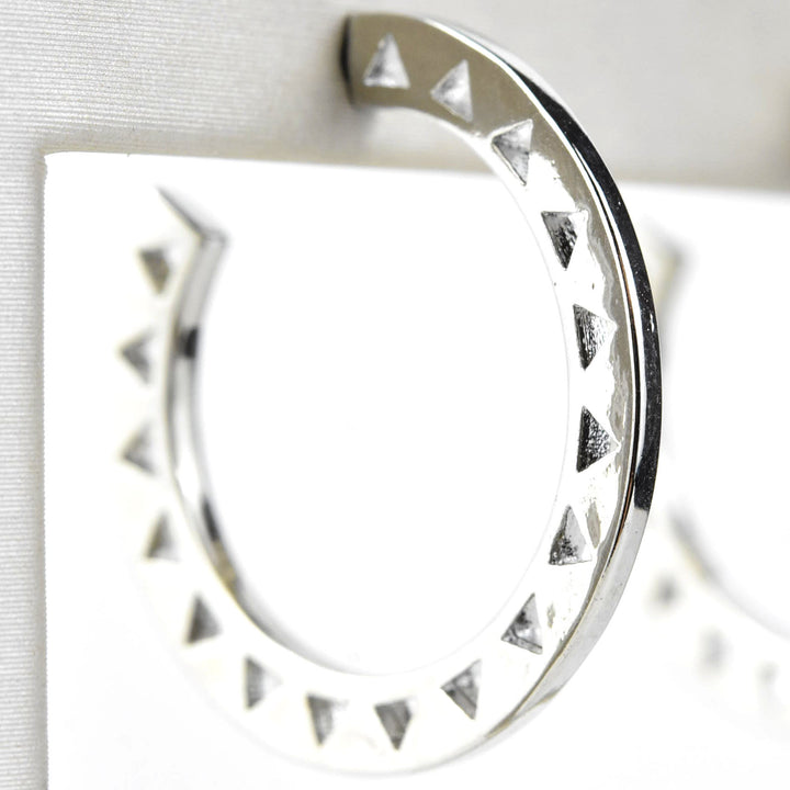 Triangle Cut-out Hoops