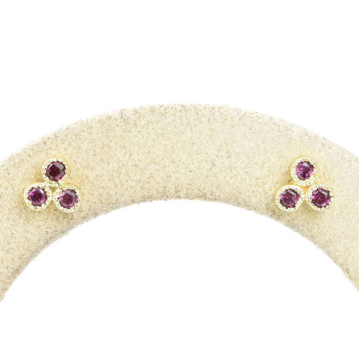 Trifecta Studs - Goldmakers Fine Jewelry