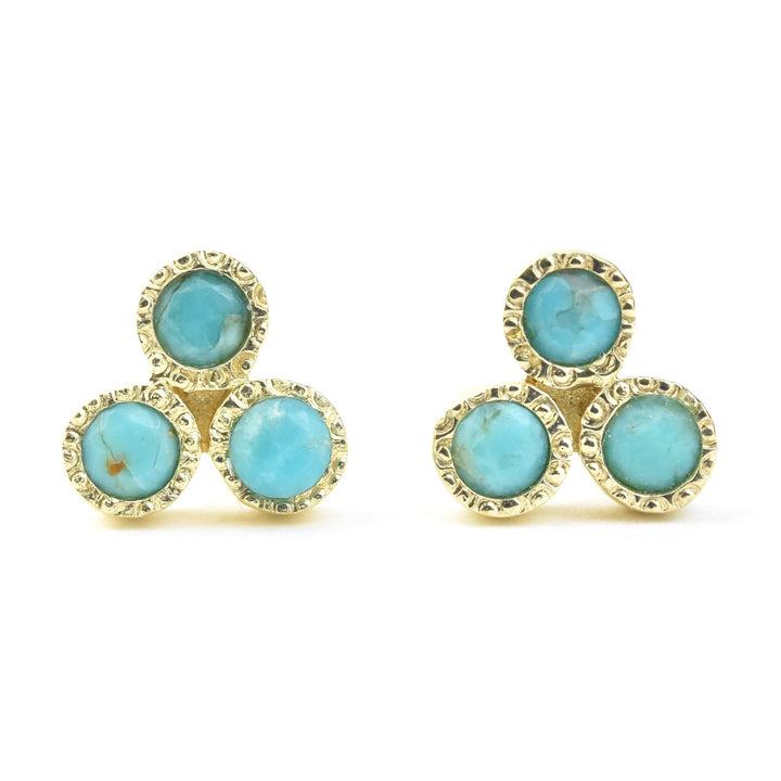 Trifecta Studs - Goldmakers Fine Jewelry