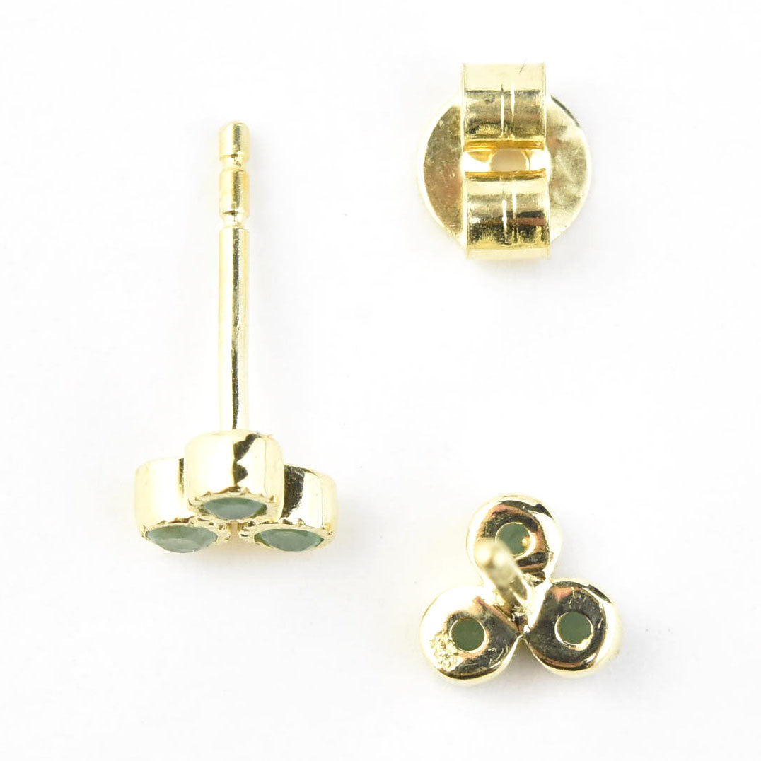 Trifecta Studs - Goldmakers Fine Jewelry