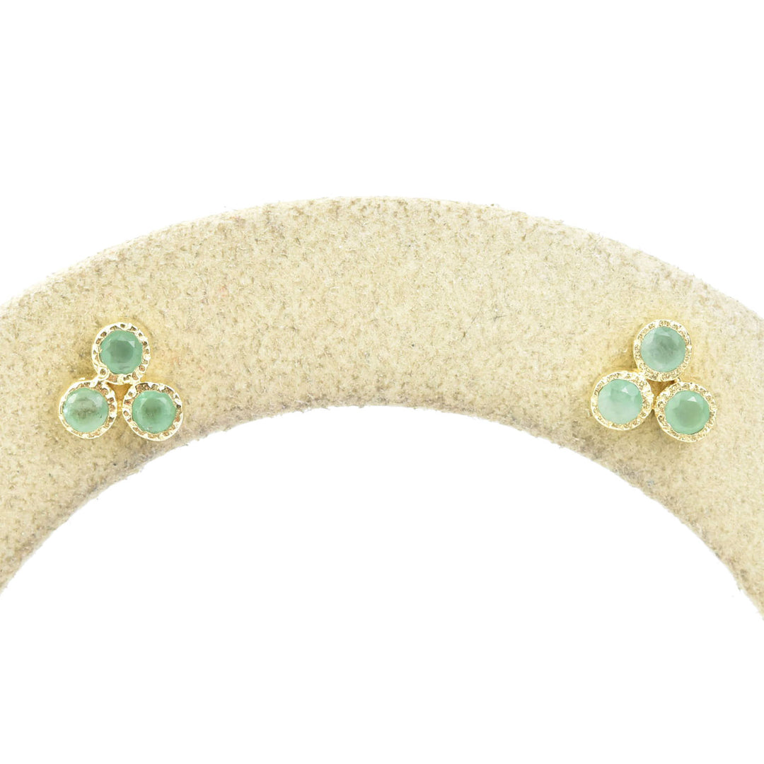 Trifecta Studs - Goldmakers Fine Jewelry