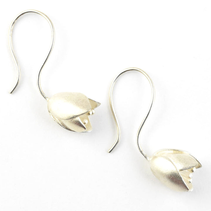 Tulip Wire Drop Earrings - Goldmakers Fine Jewelry