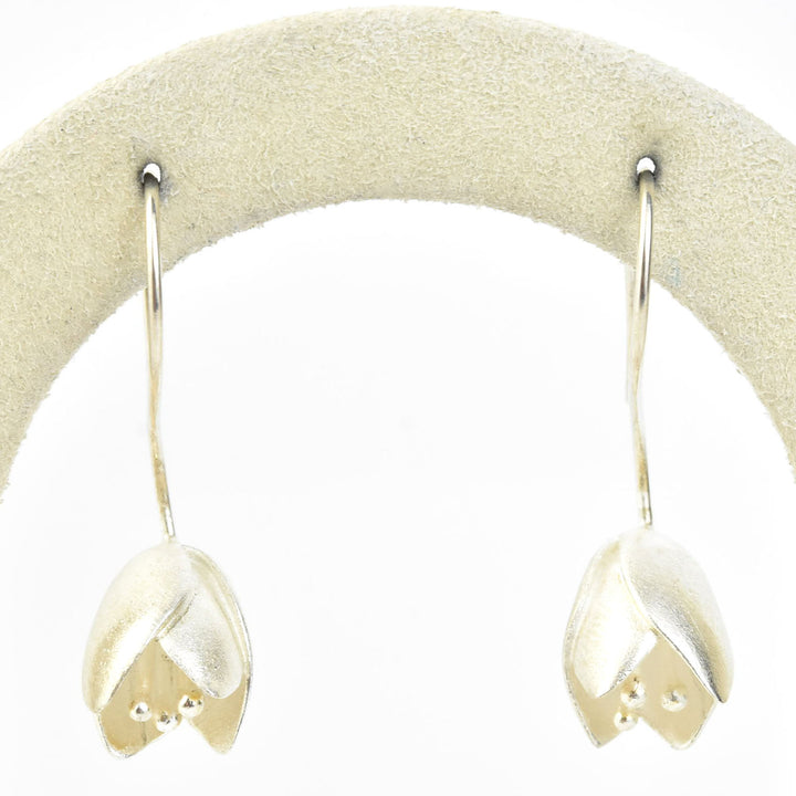 Tulip Wire Drop Earrings - Goldmakers Fine Jewelry
