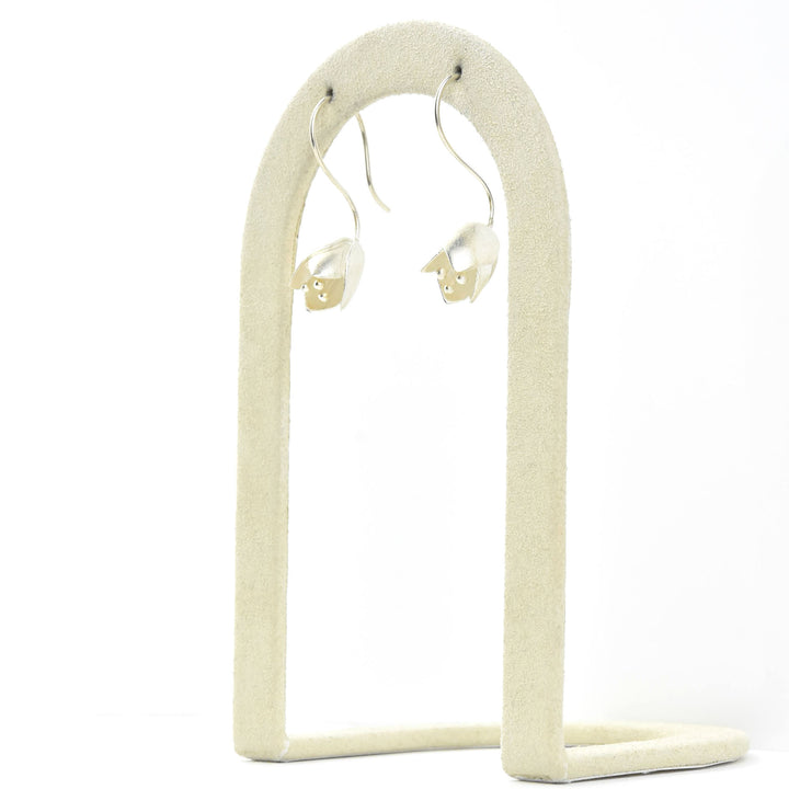 Tulip Wire Drop Earrings - Goldmakers Fine Jewelry
