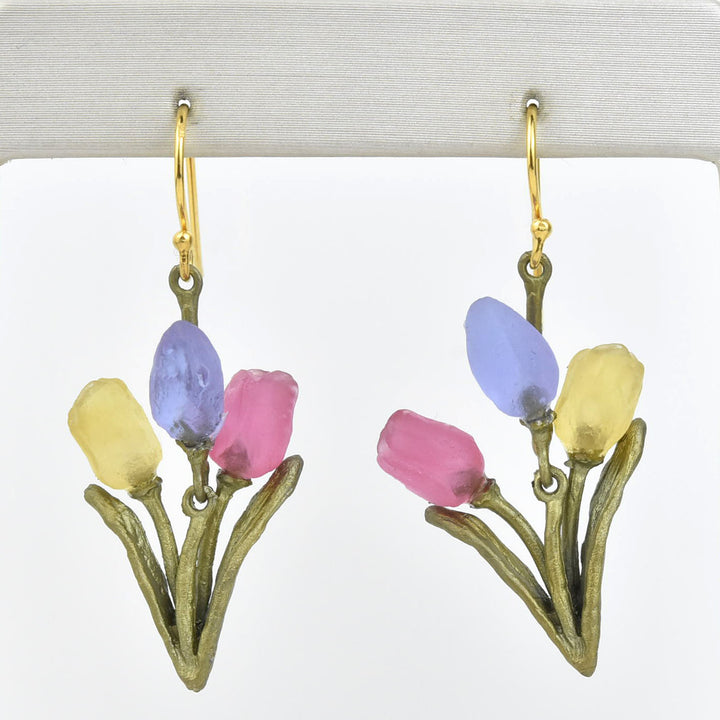 Bunch of Tulips Earrings - Goldmakers Fine Jewelry