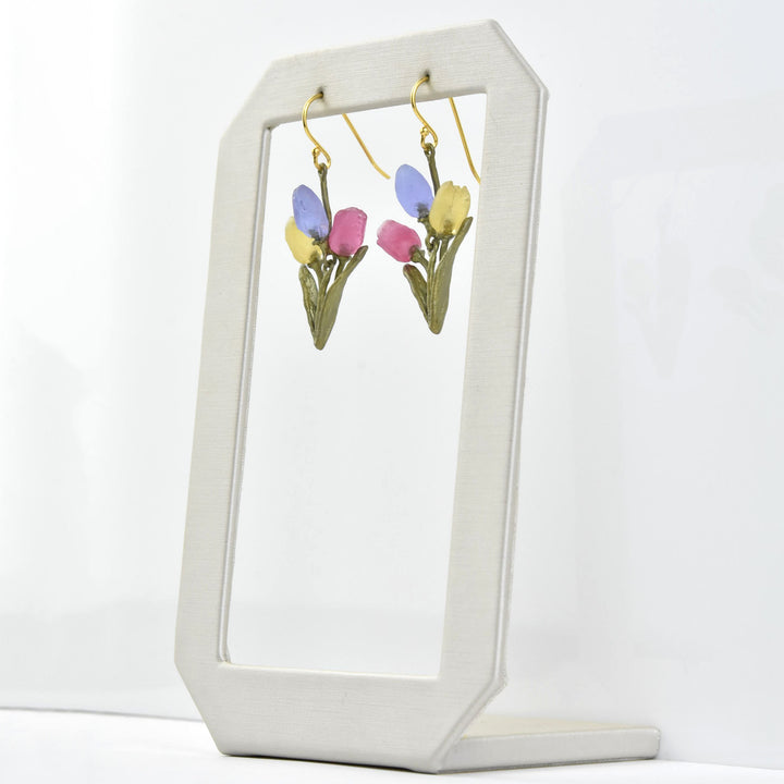Bunch of Tulips Earrings - Goldmakers Fine Jewelry