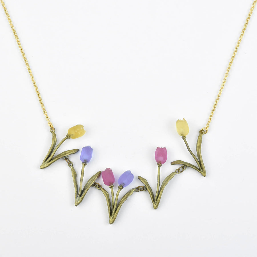 Tulips Necklace - Goldmakers Fine Jewelry