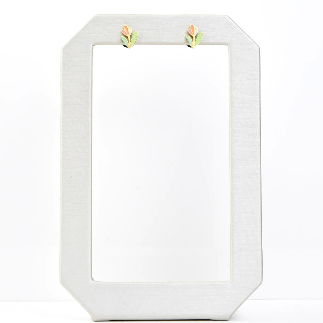 Tulip Flower Studs, Screw-back