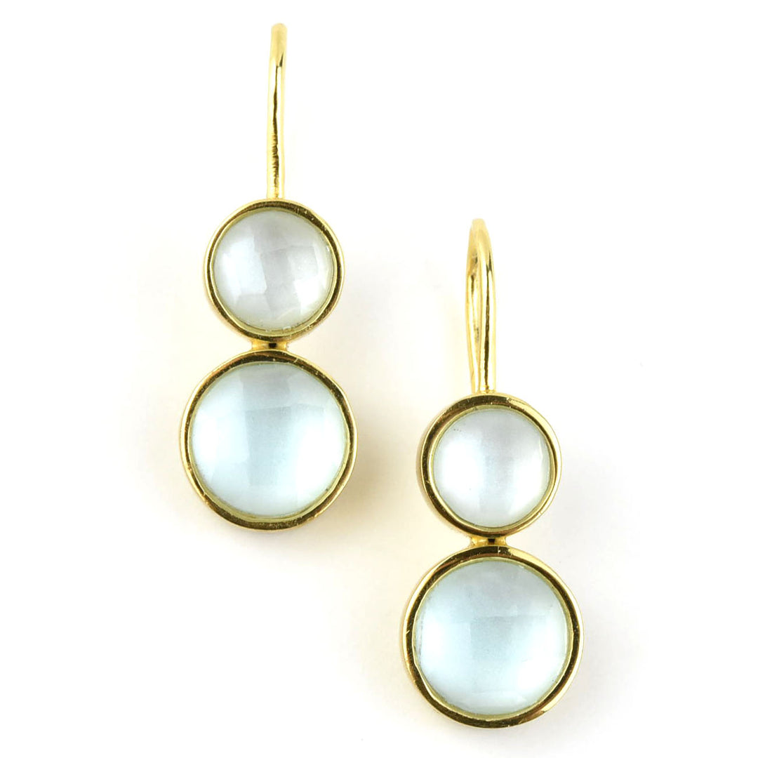 Tulum Double Droplet Earrings