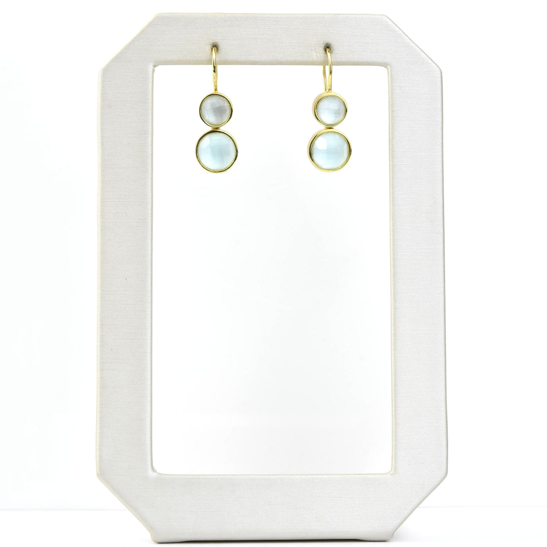 Tulum Double Droplet Earrings