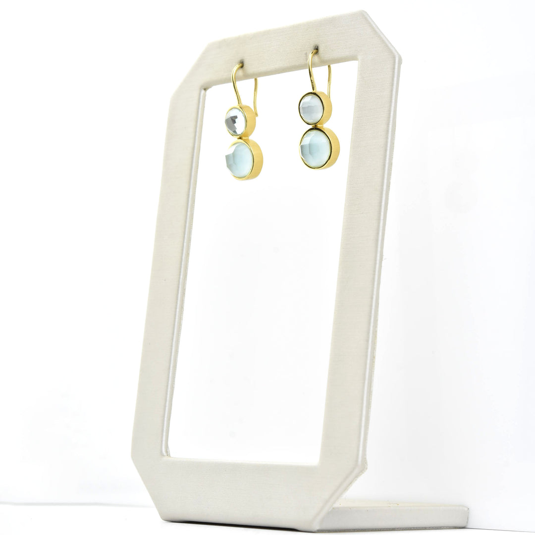 Tulum Double Droplet Earrings
