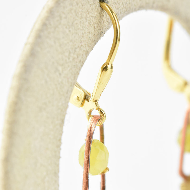 Turquoise and Copper Earrings