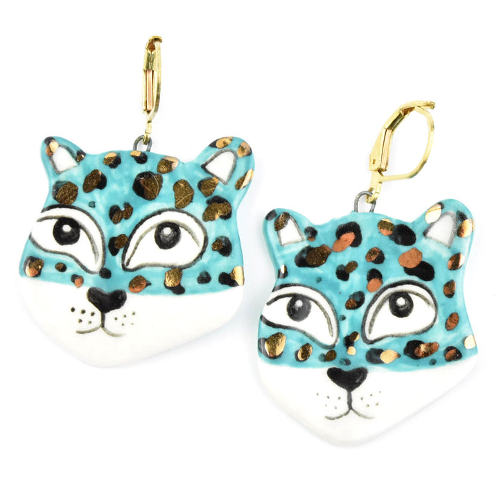 Leopard Statement Earrings