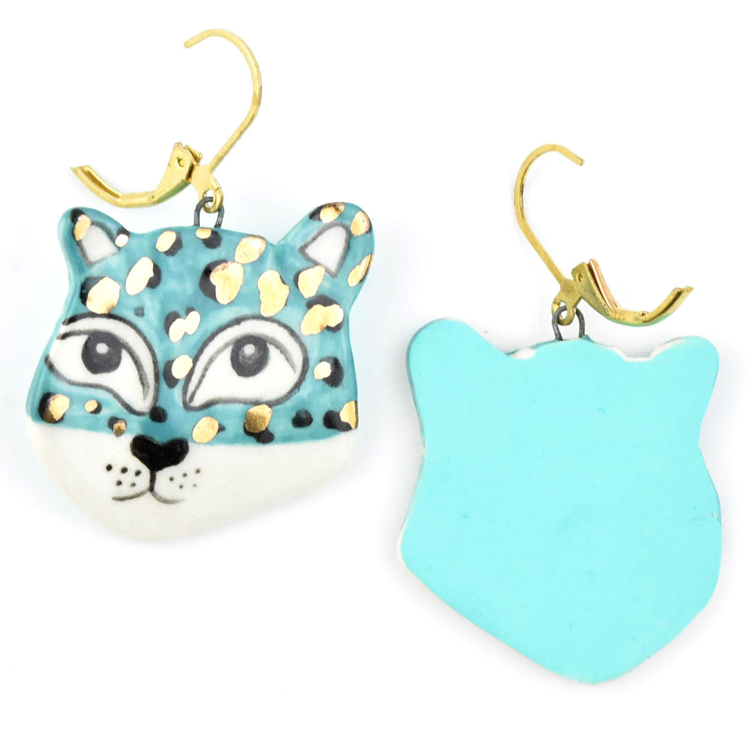 Leopard Statement Earrings