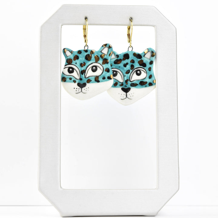 Leopard Statement Earrings