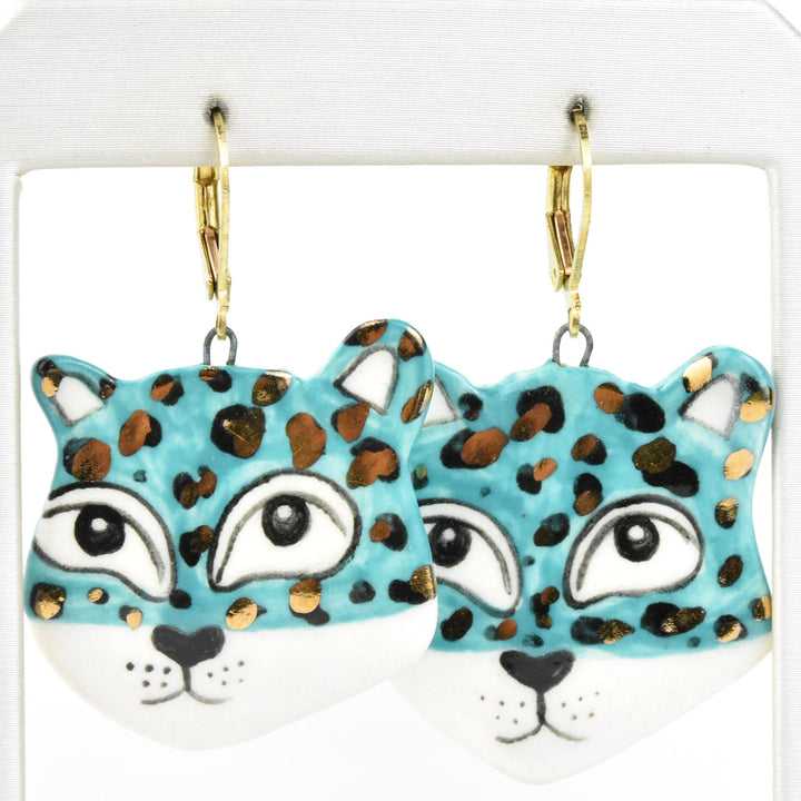 Leopard Statement Earrings