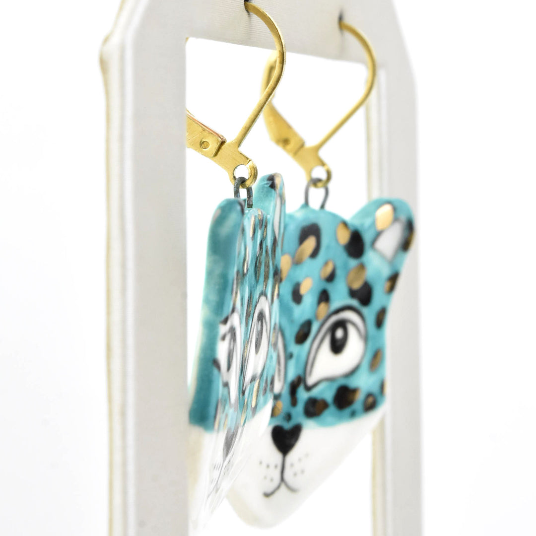 Leopard Statement Earrings