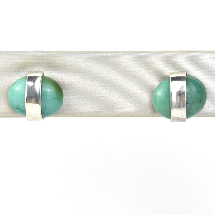 Gemstone Stud Earrings in Sterling Silver