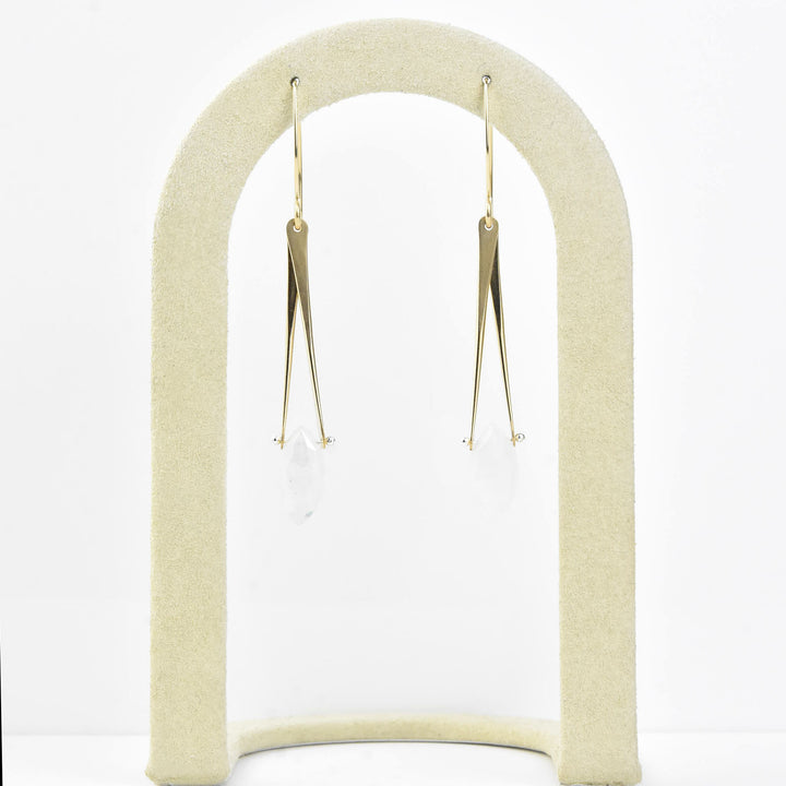 Unity Earrings in Moonstone - Goldmakers Fine Jewelry