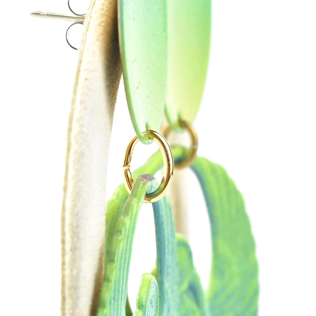 Verdant Scarab Earrings