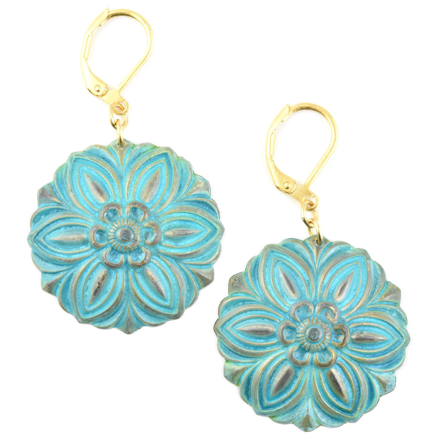 Verdigris Siena Earrings - Goldmakers Fine Jewelry