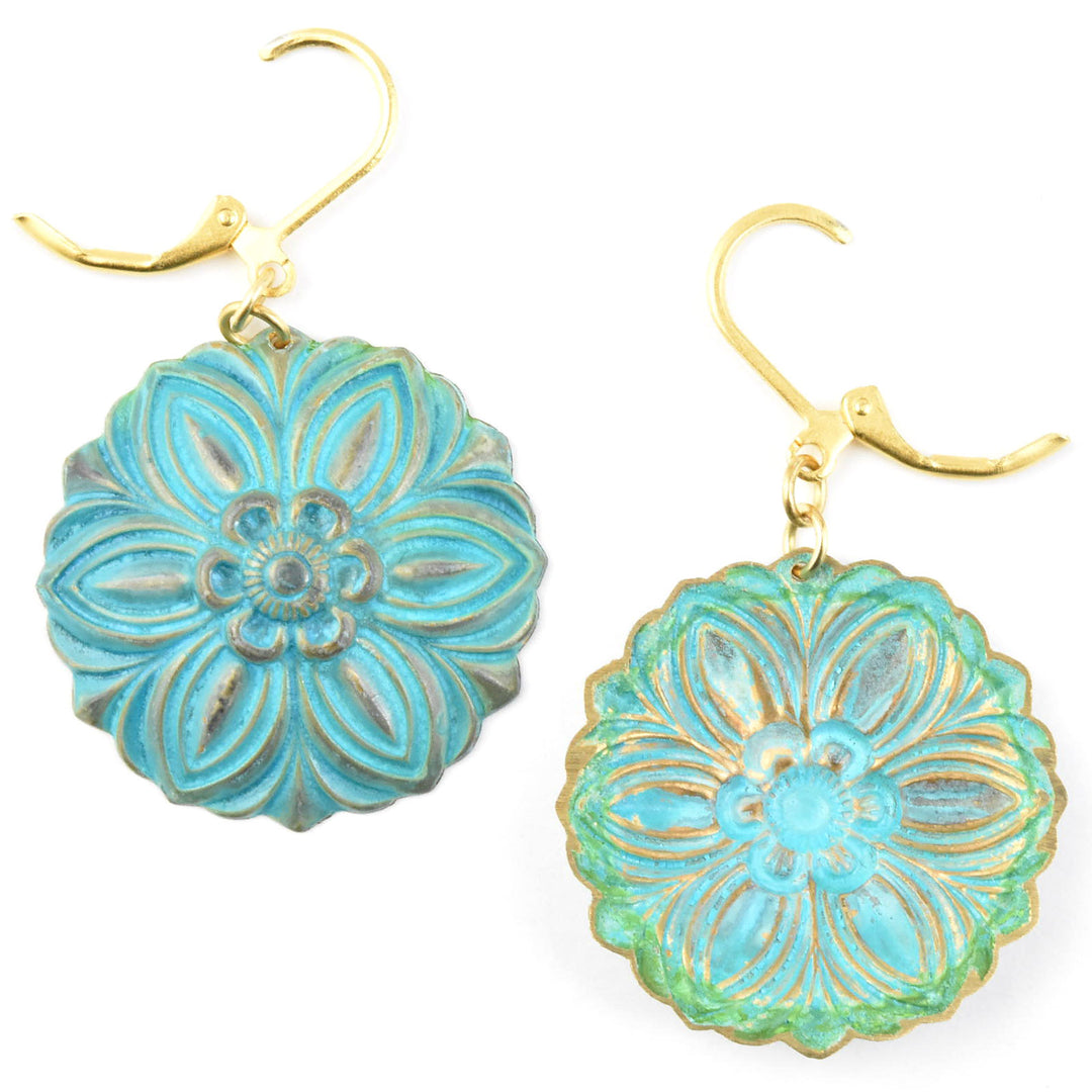 Verdigris Siena Earrings - Goldmakers Fine Jewelry