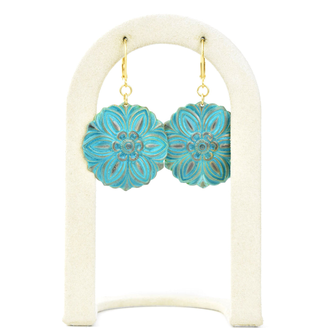 Verdigris Siena Earrings - Goldmakers Fine Jewelry