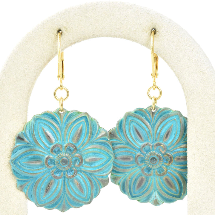 Verdigris Siena Earrings - Goldmakers Fine Jewelry