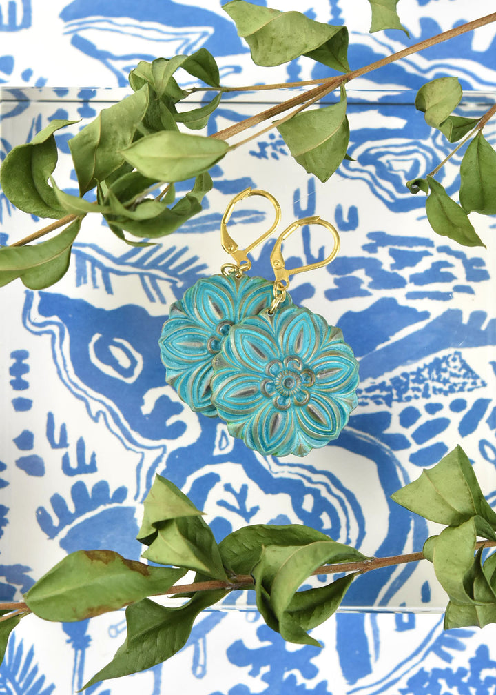 Verdigris Siena Earrings - Goldmakers Fine Jewelry