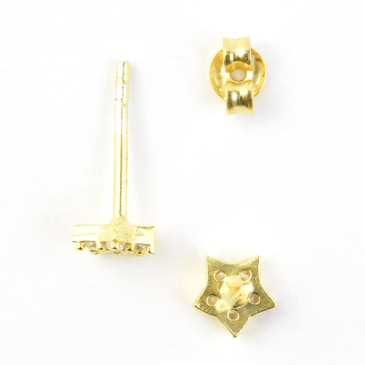 Vermeil Star Studs
