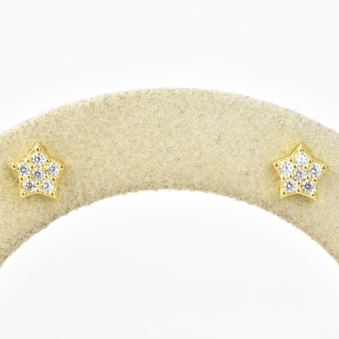 Vermeil Star Studs