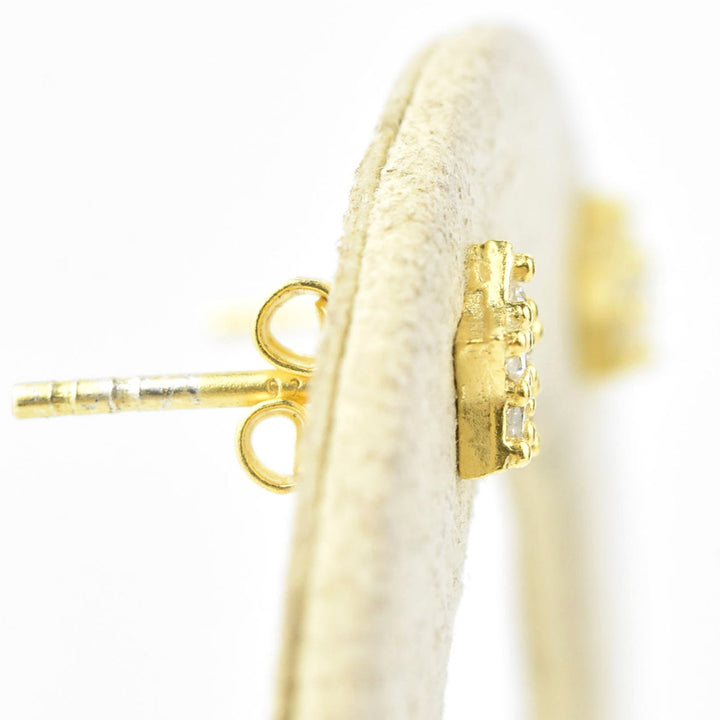Vermeil Star Studs