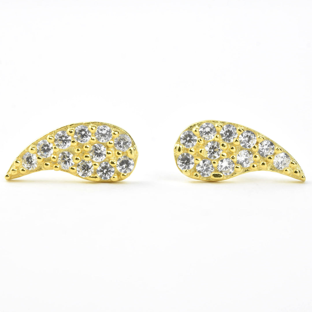 Vermeil Wing Studs