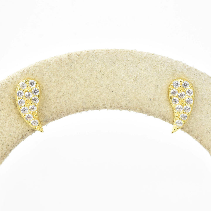 Vermeil Wing Studs