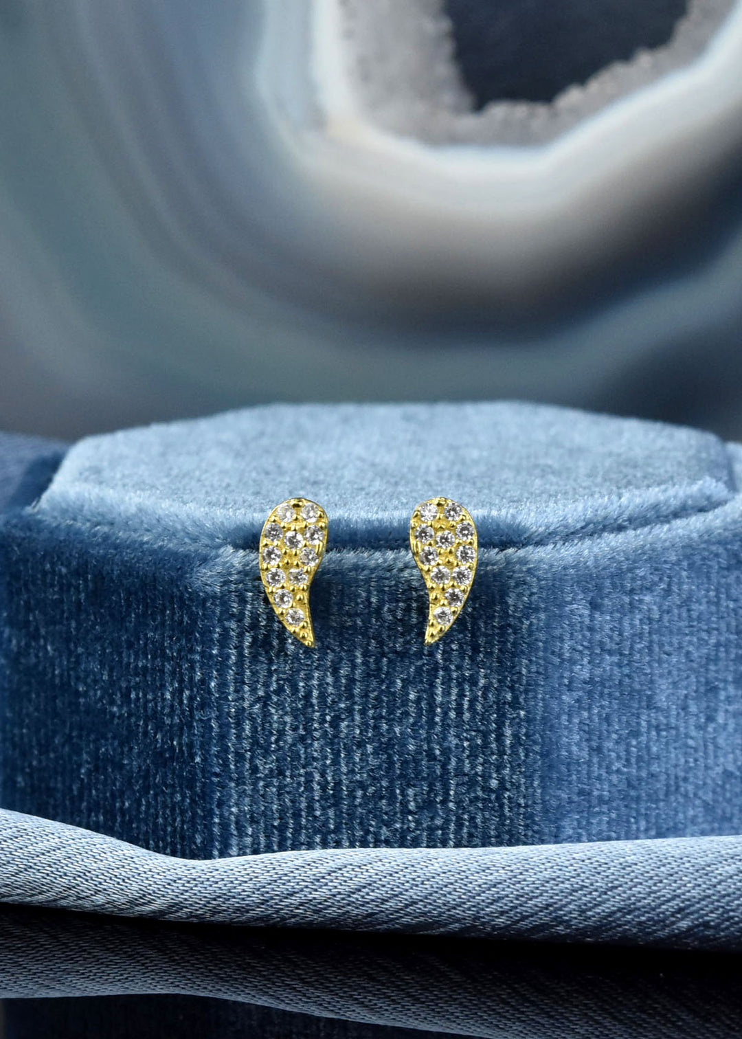 Vermeil Wing Studs