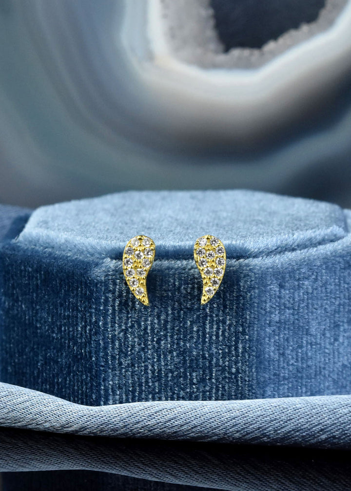 Vermeil Wing Studs