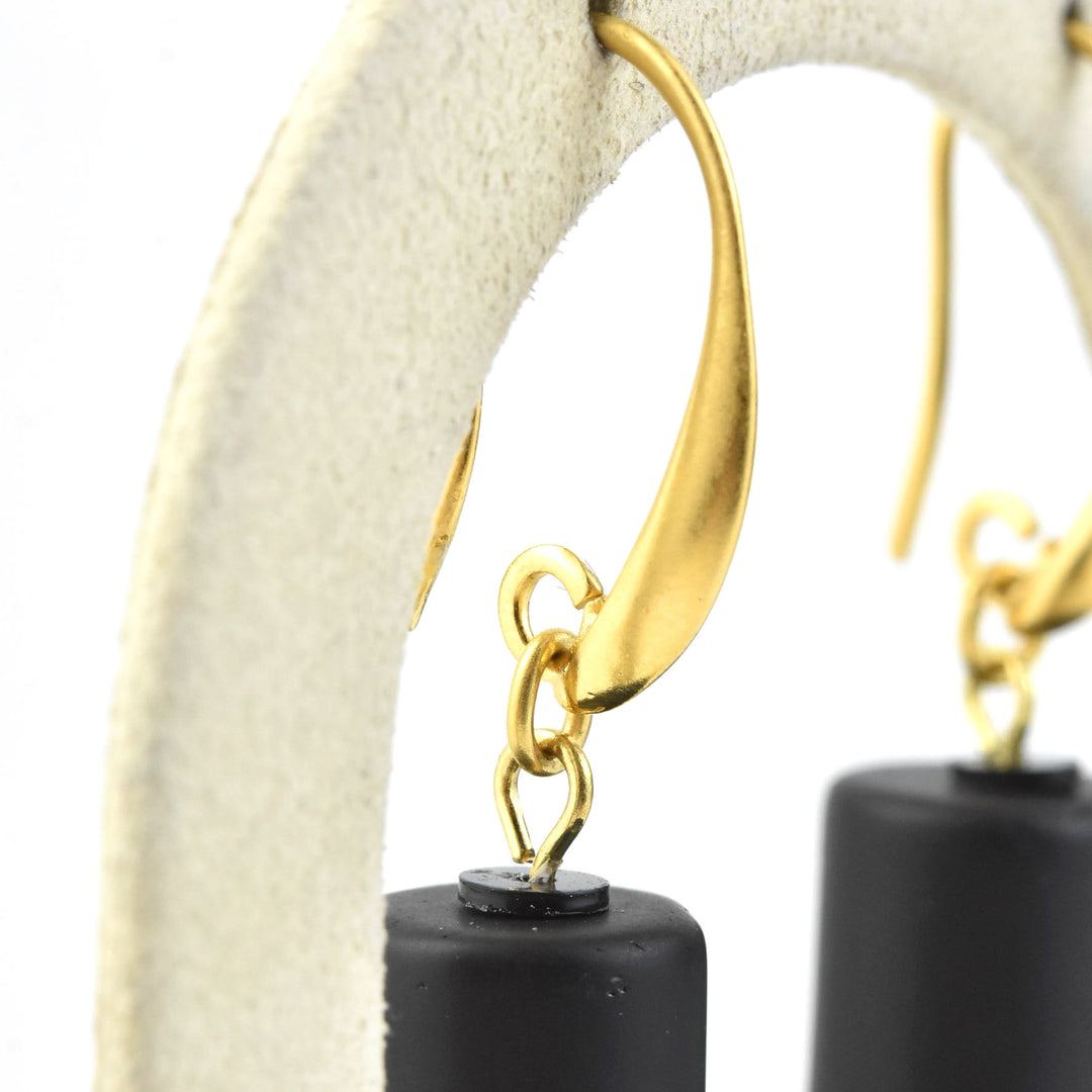 Vintage Acrylic Knot Earrings - Goldmakers Fine Jewelry