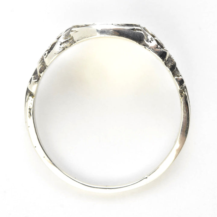 Virginia Signet Ring in Sterling Silver